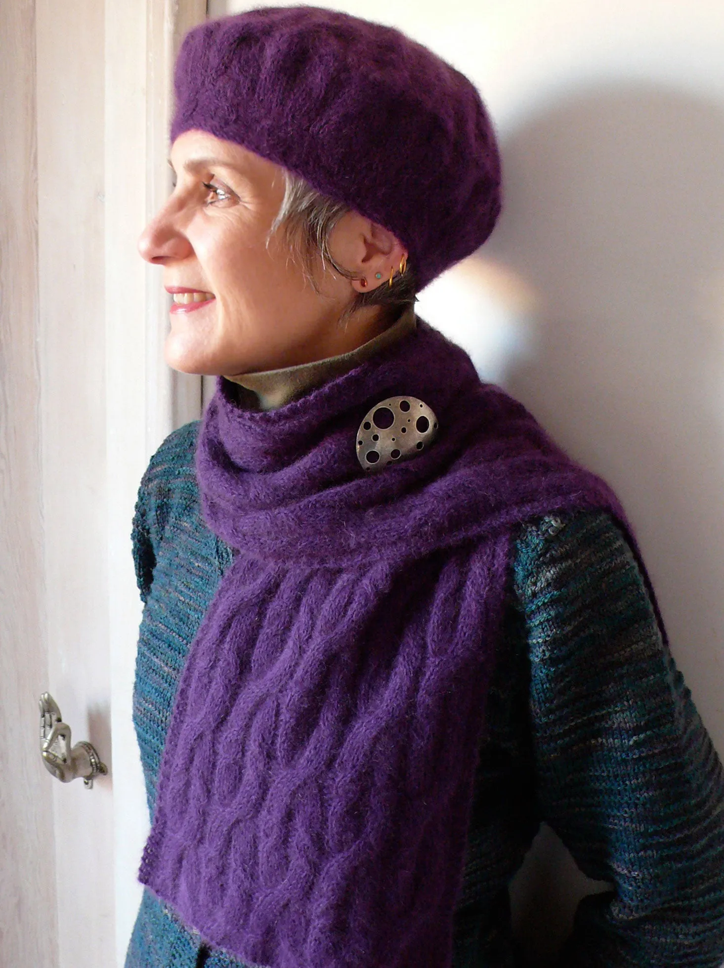 le Ghirlande Scarf and Hat Set <br/><small>knitting pattern</small>