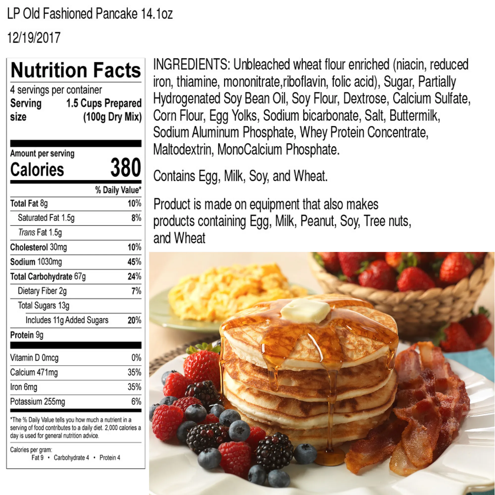 Legacy Breakfast, Lunch, and Dinner Bucket - 60 Servings