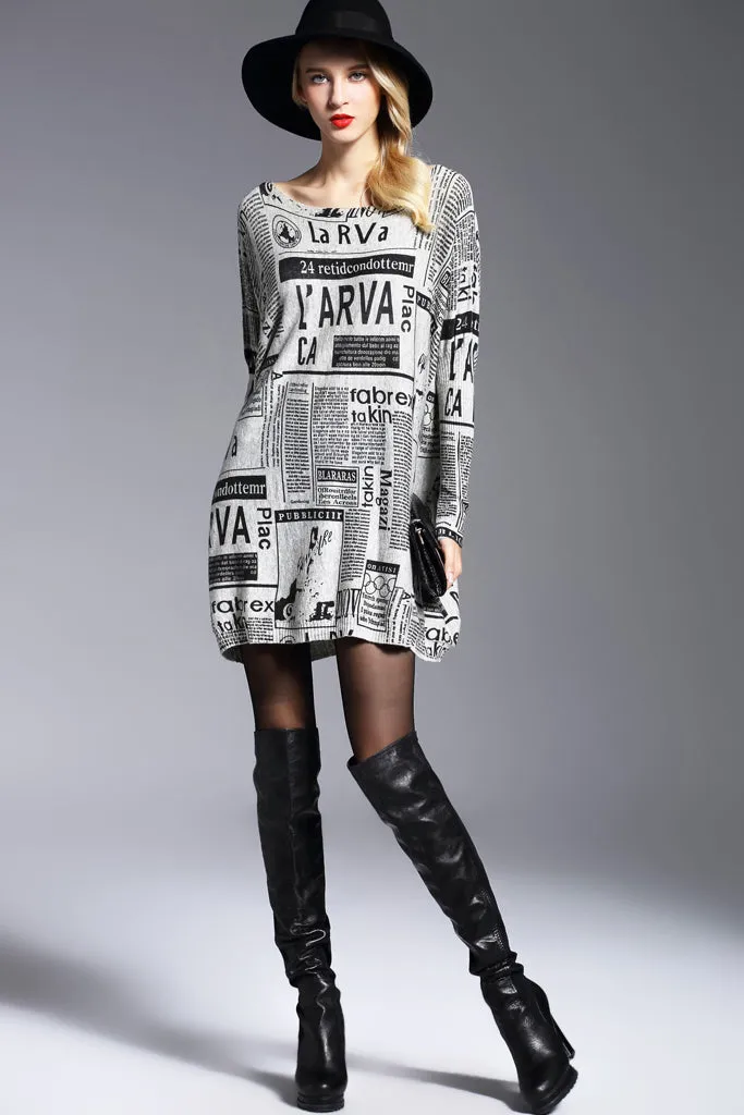 Long Sleeve Sweater Dress