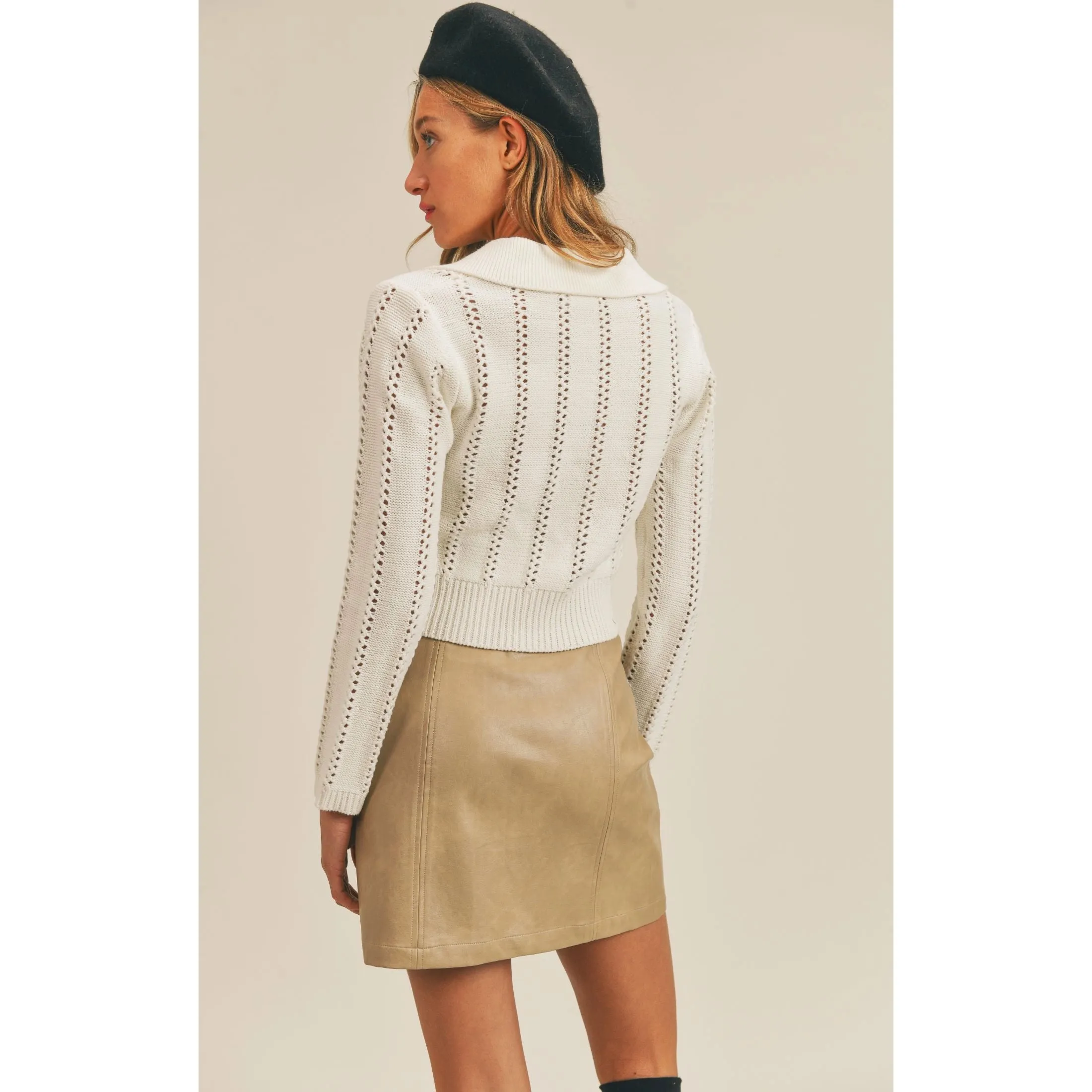 Lost Illusion Pointelle Sweater