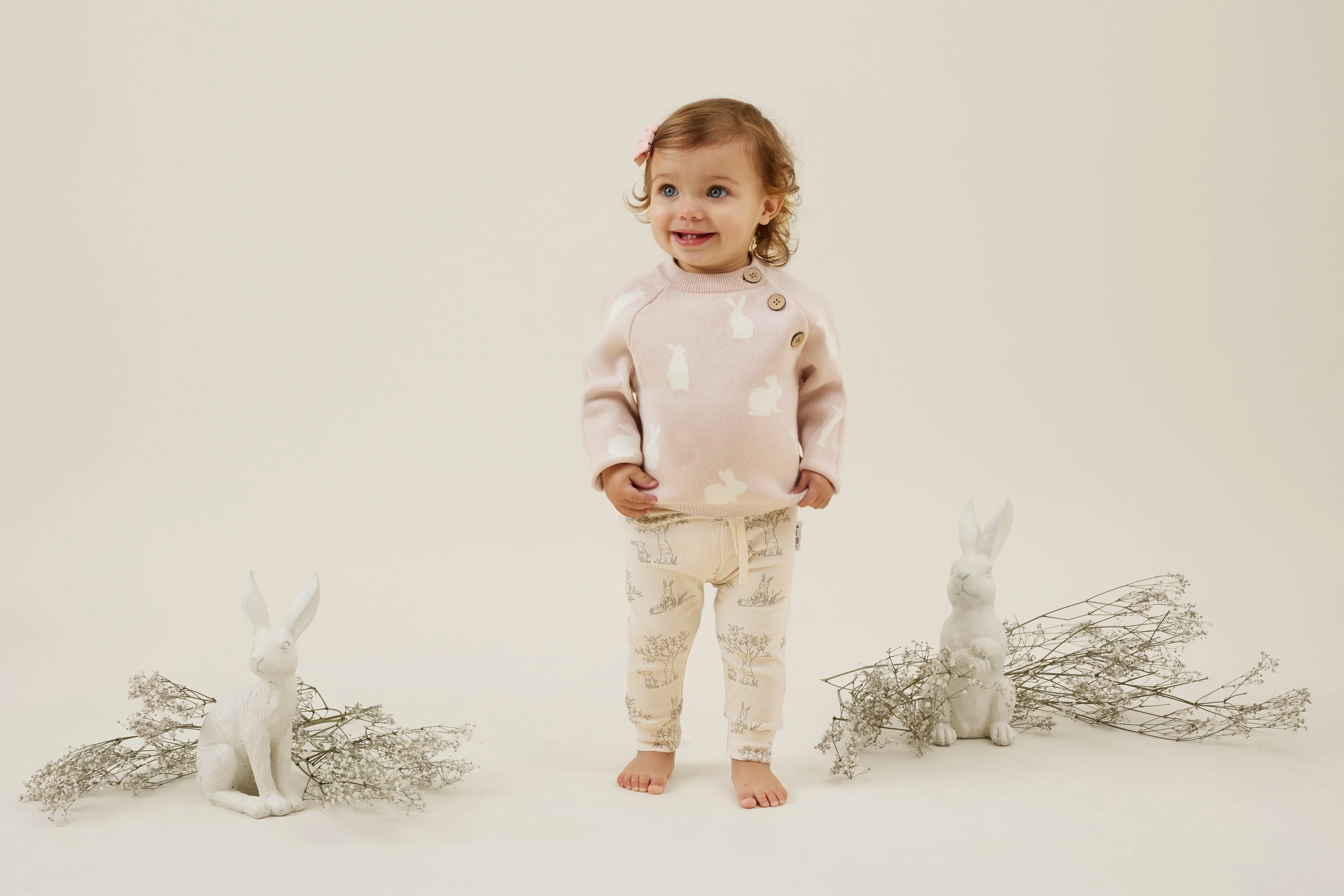 Mauve Bunny Knit Jumper