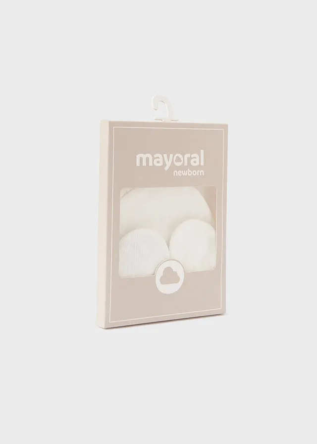 Mayoral 19340 034 - Natural Hat & Glove Set