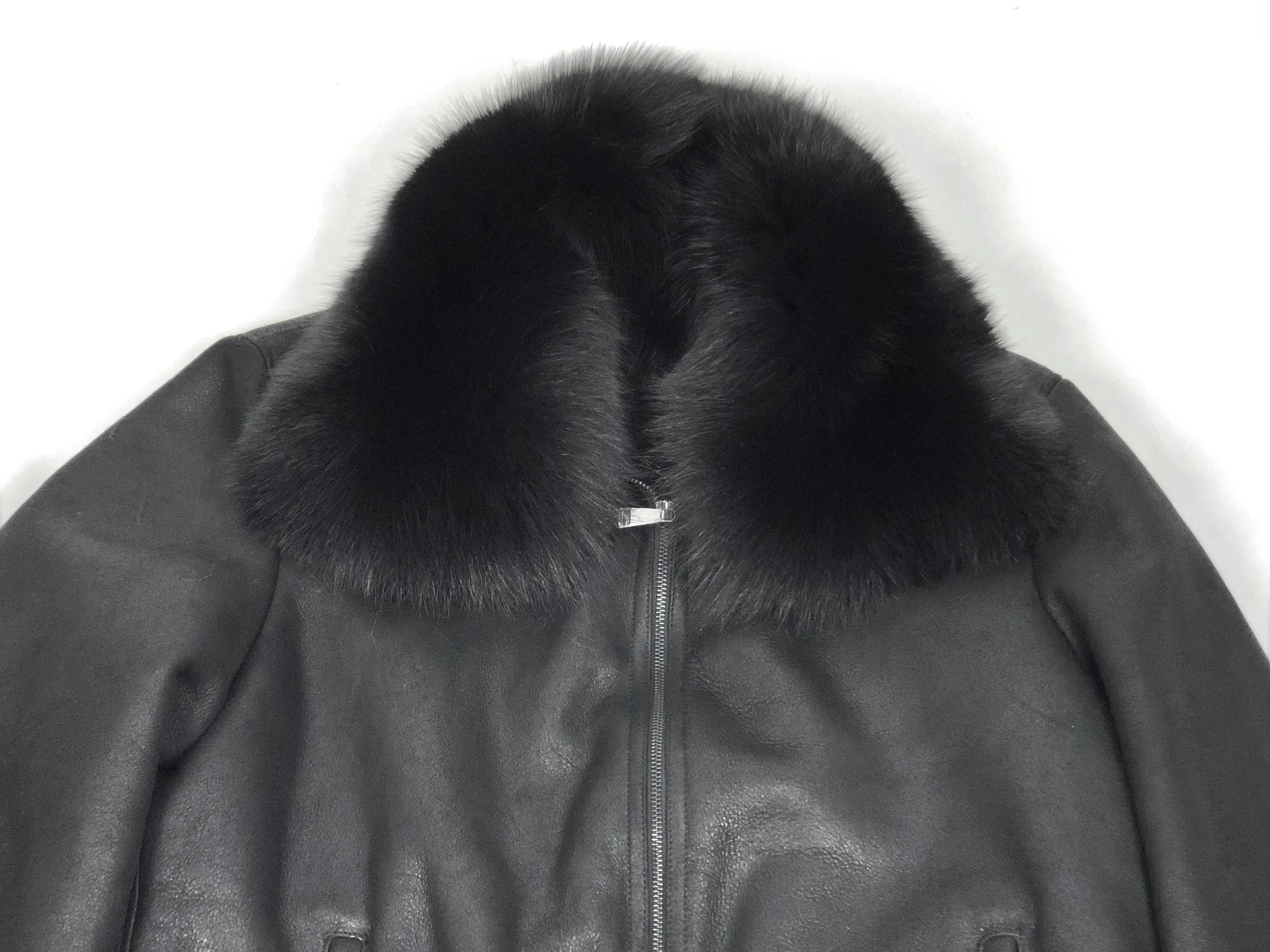 Mens Shearling Baseball Jacket