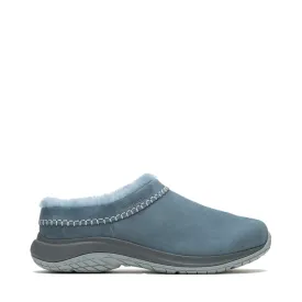 Merrell Women's Encore Ice 5 Waterproof Suede Leather Clog (Stonewash Blue)