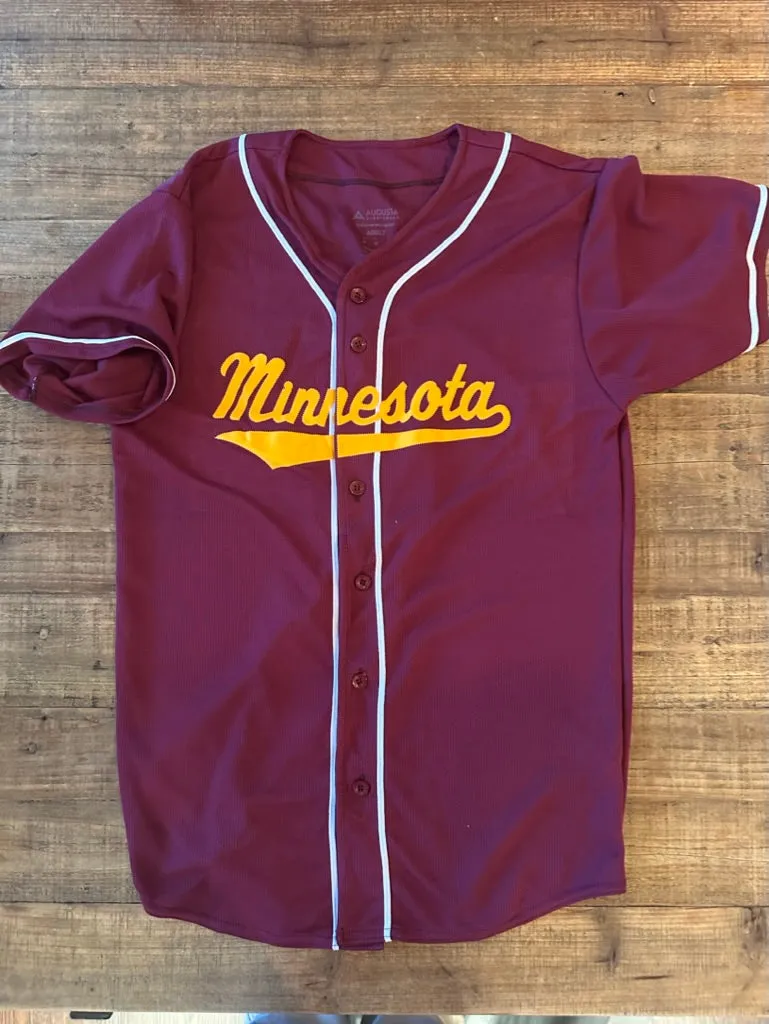 Minnesota Script Baseball Jersey