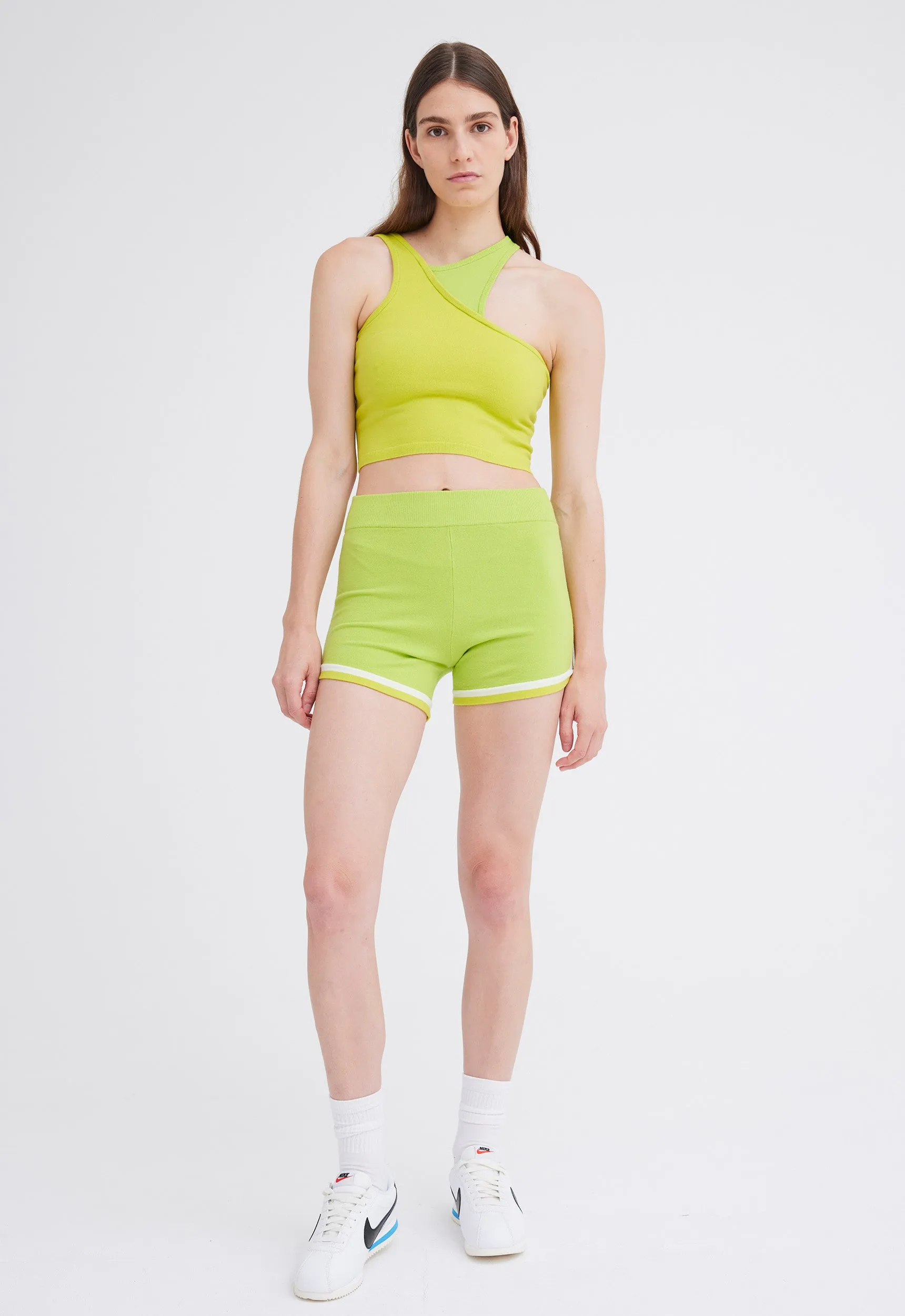 NAGNATA Retro Tank - Lime/ Chartreuse