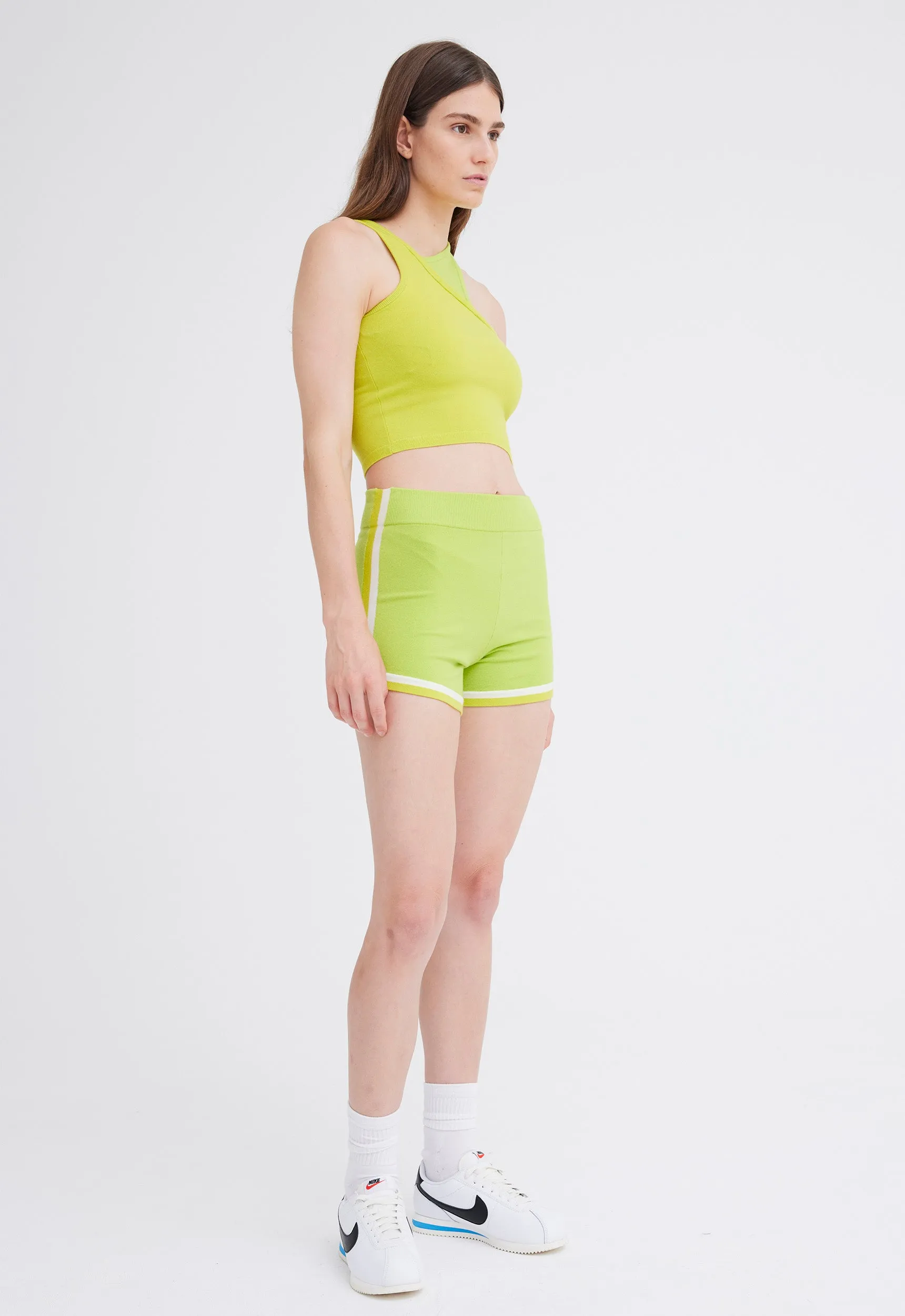 NAGNATA Retro Tank - Lime/ Chartreuse