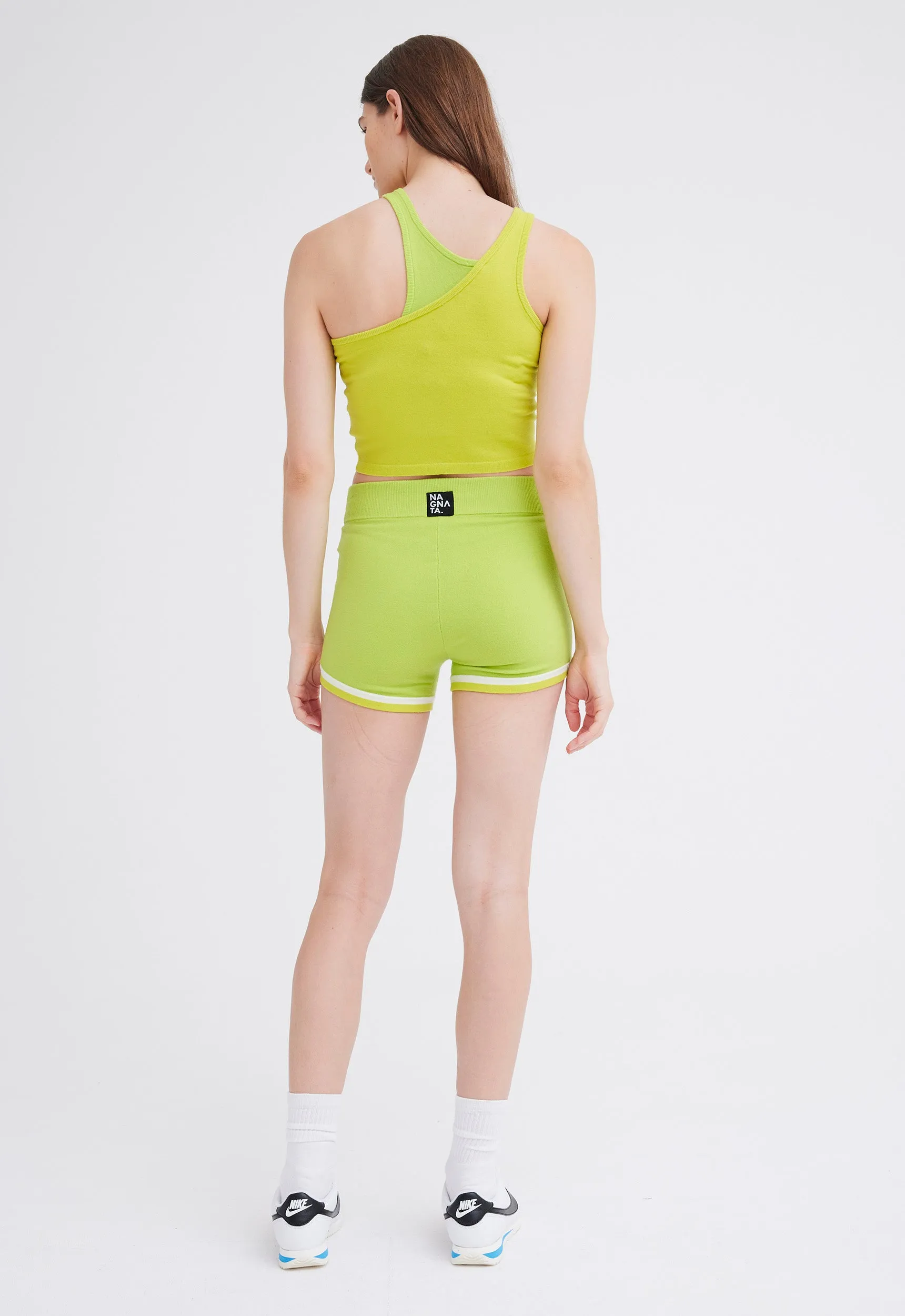 NAGNATA Retro Tank - Lime/ Chartreuse