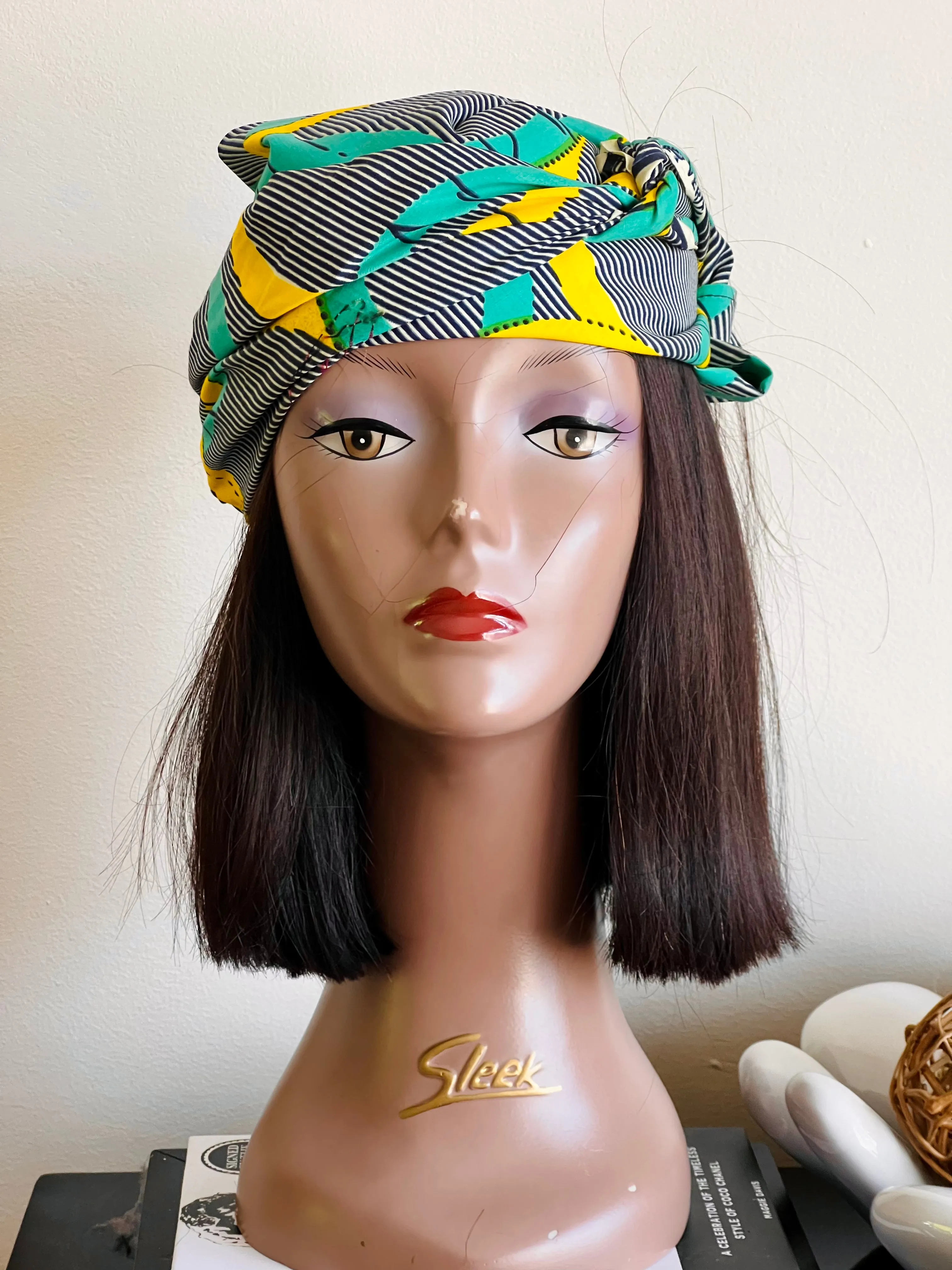 New In African Ankara Print Headwrap/Headtie - Ulia