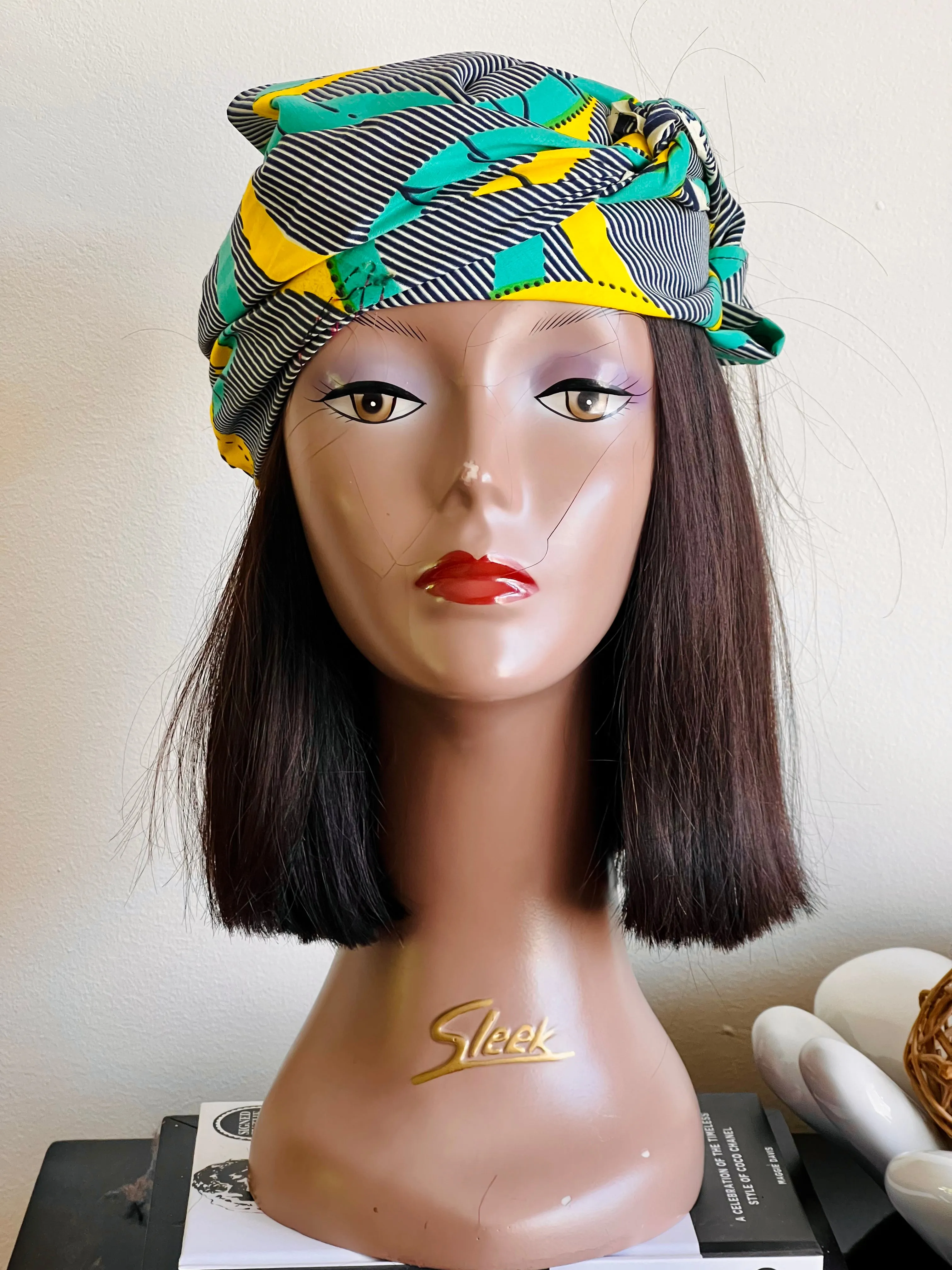 New In African Ankara Print Headwrap/Headtie - Ulia