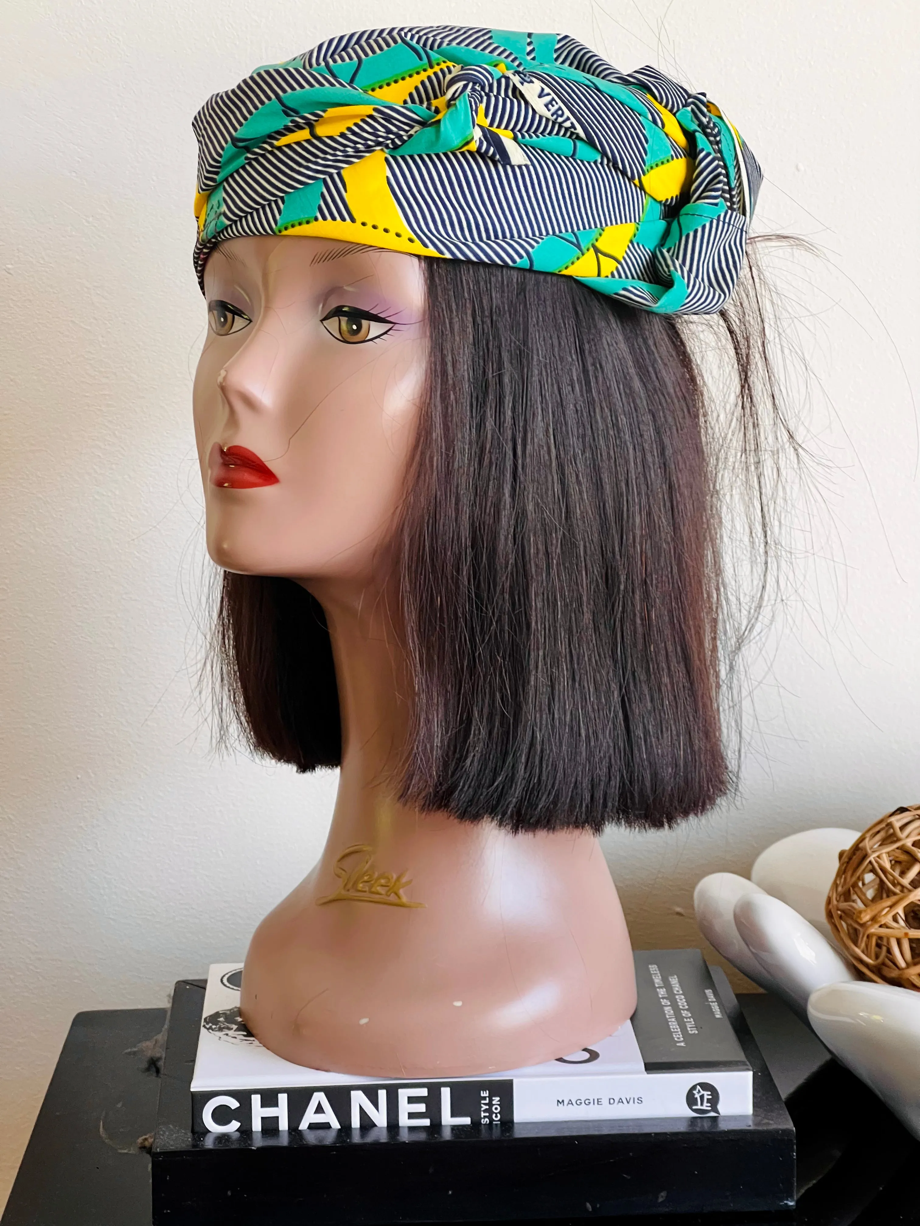 New In African Ankara Print Headwrap/Headtie - Ulia