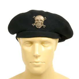 Original WWII RSI Italian Social Republic Black Brigades Beret