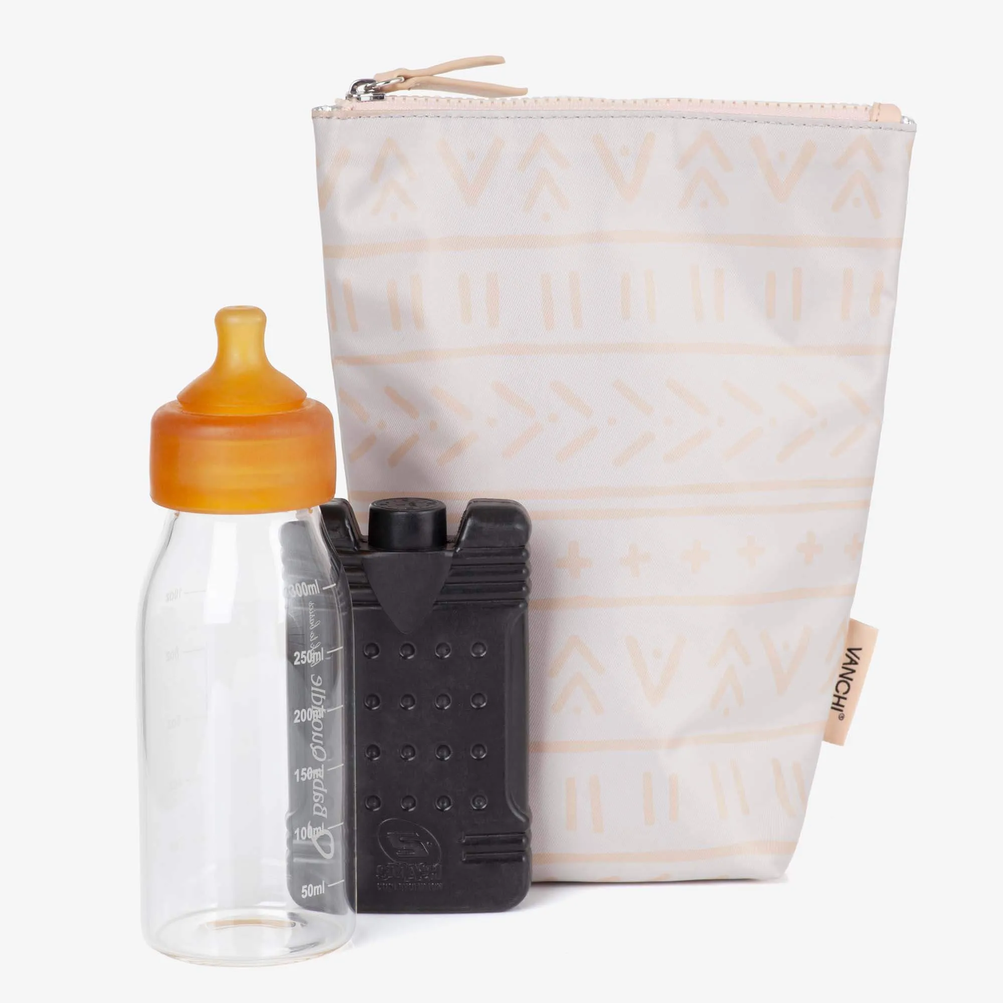 Patterned Insulated Bottle Pouch