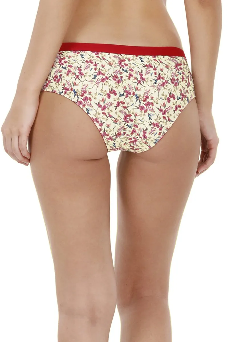 Printed Hipster Panty - Hum.Bird Pr