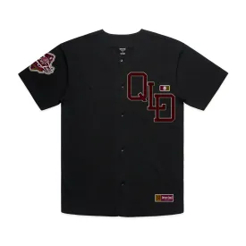 QLD Heavy Hitter Baseball Jersey - Black