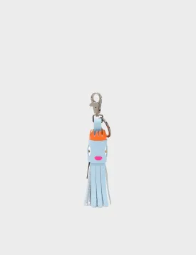 Queen Callie Marie Charm - Splish Splash Blue Leather Keychain