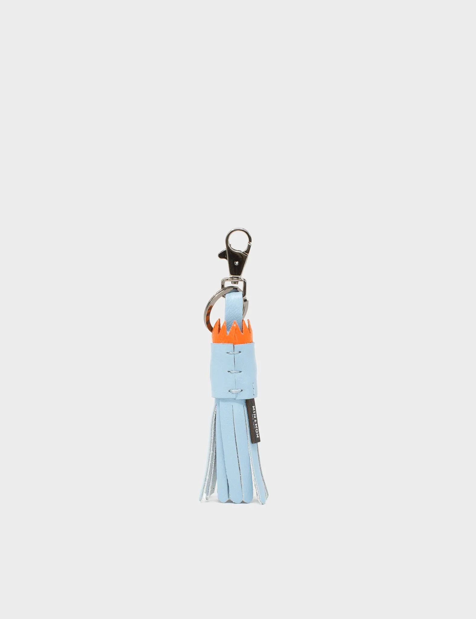 Queen Callie Marie Charm - Splish Splash Blue Leather Keychain