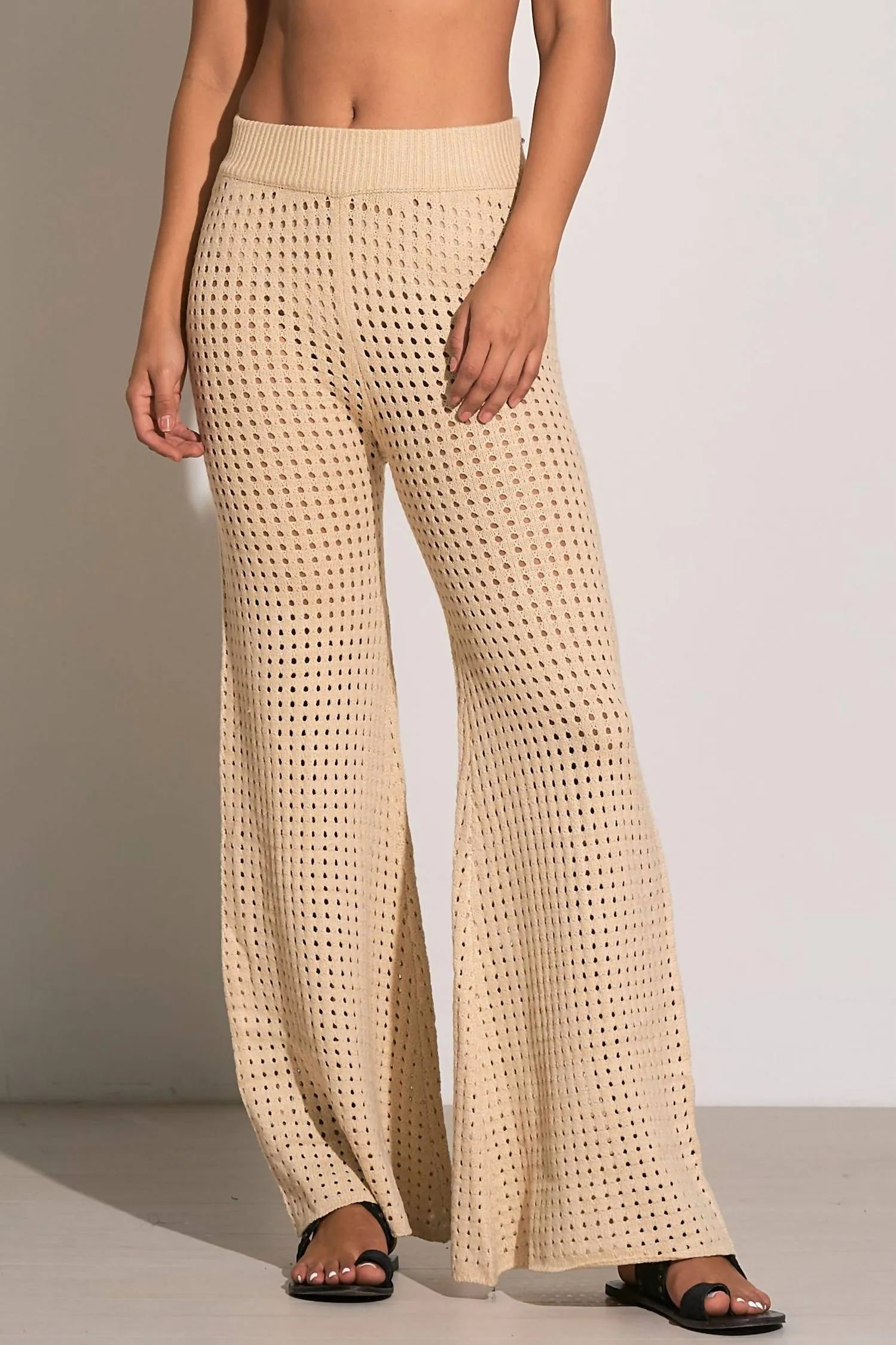 "che" Crochet Pant In Natural