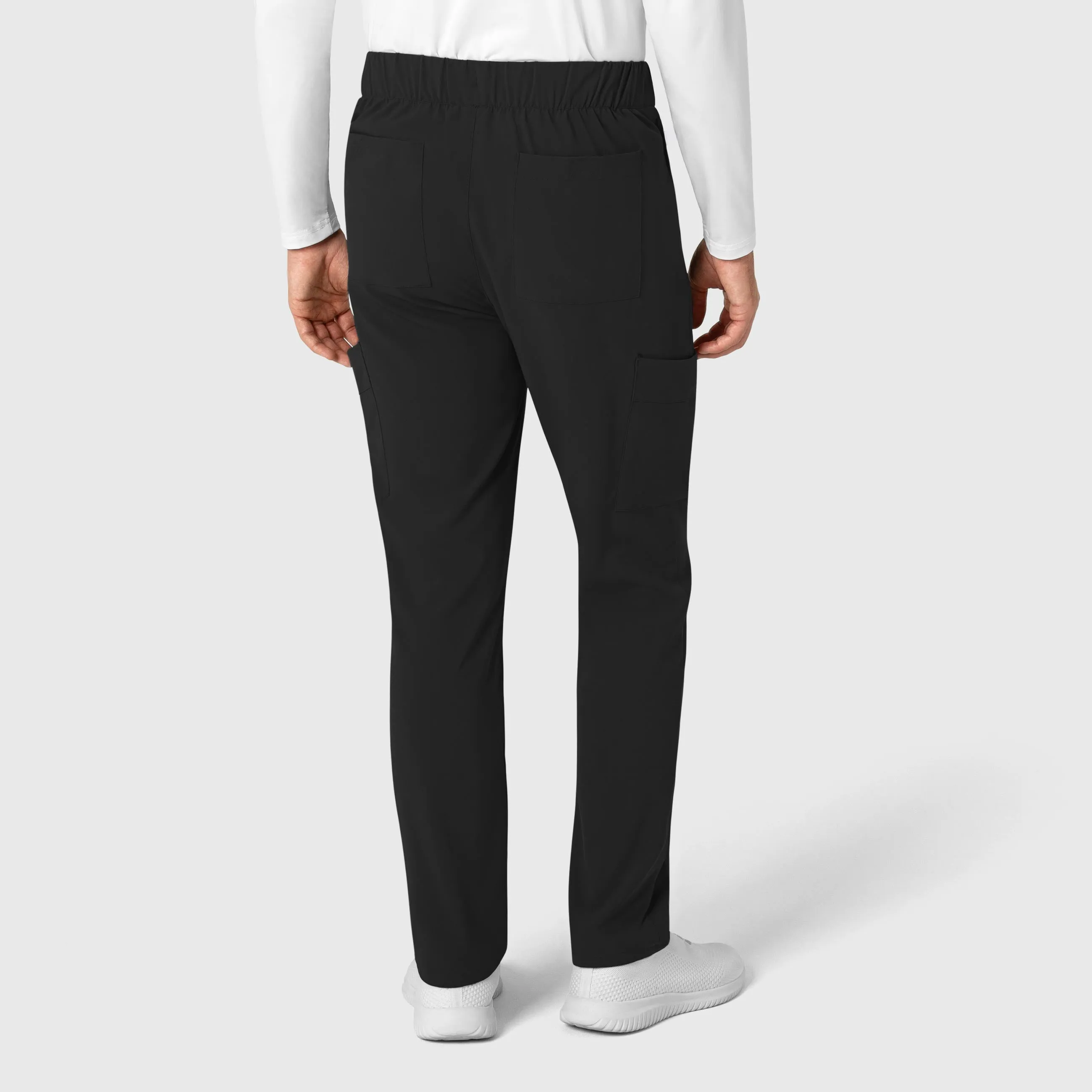 RENEW Men's Tapered Scrub Pant - Black