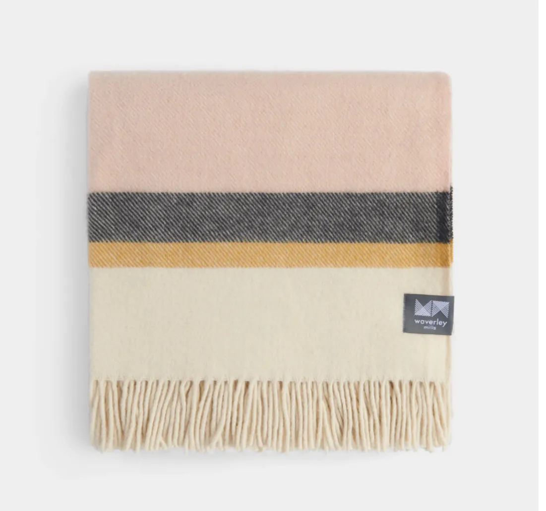 Riviera wool throw