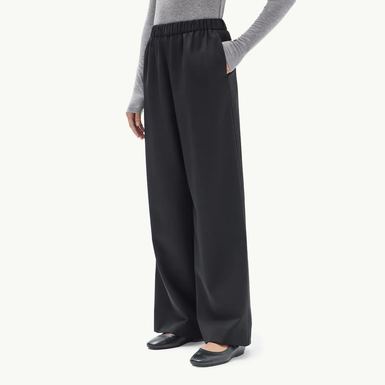 Sigrid Wool Pant - Black