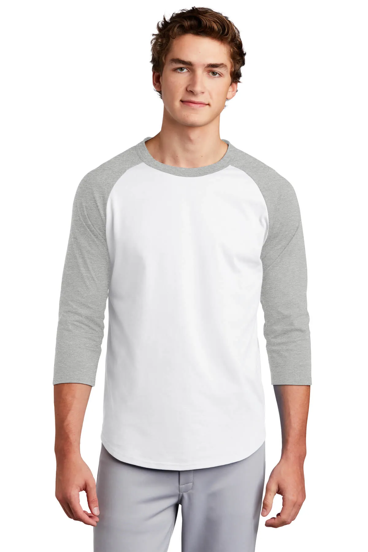 Sport-Tek Colorblock Jersey Baseball Tee Shirt