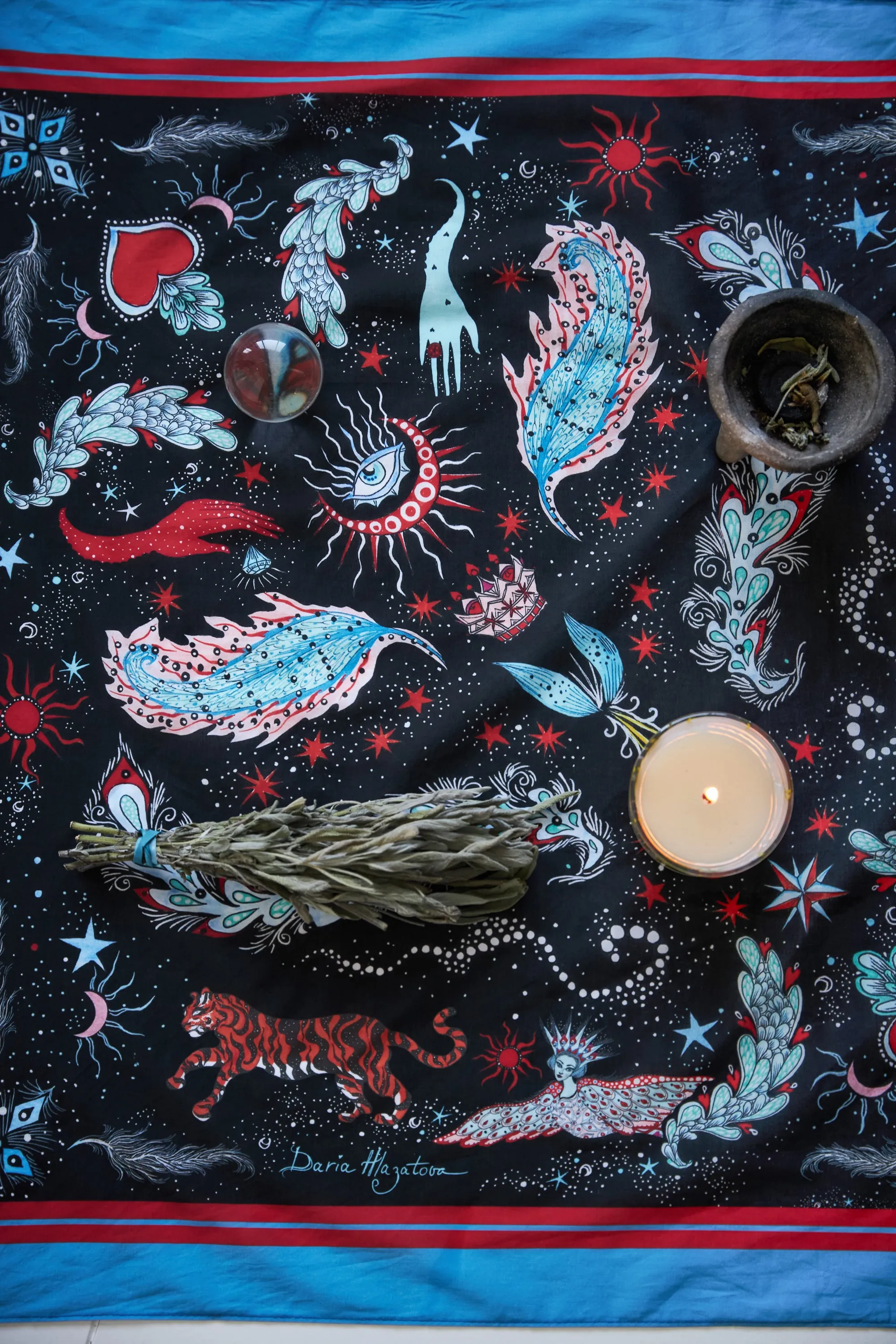 Stargazing Bandana - Katrin Leblond x Daria Hlazatova