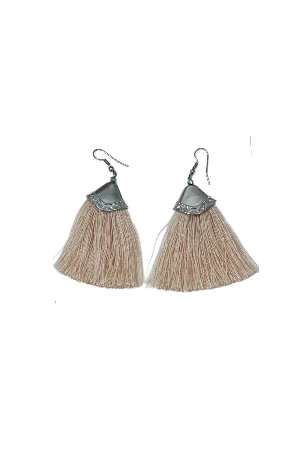 Triangle Tassel Earrings