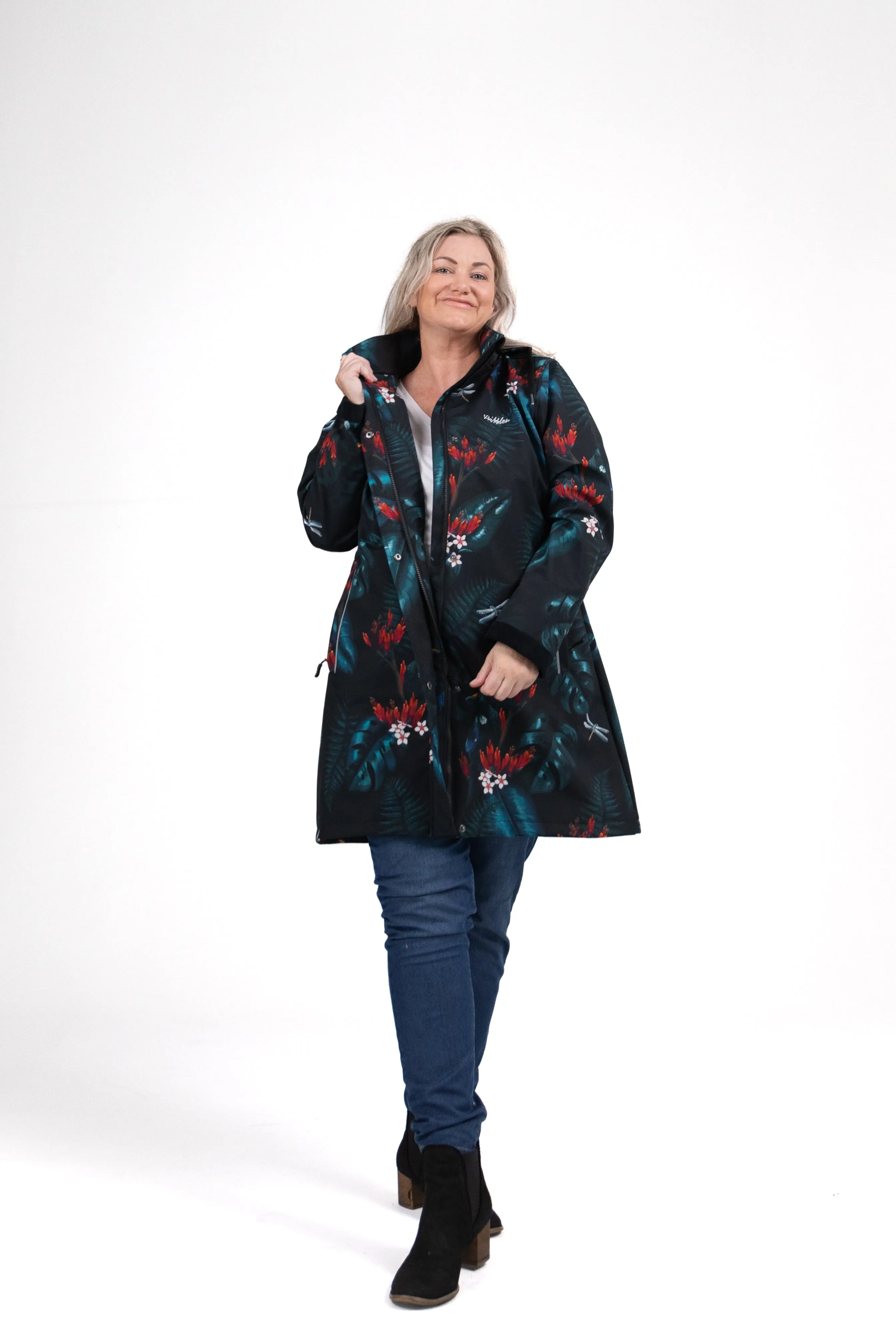 Tui luxe fleece bonded long coat