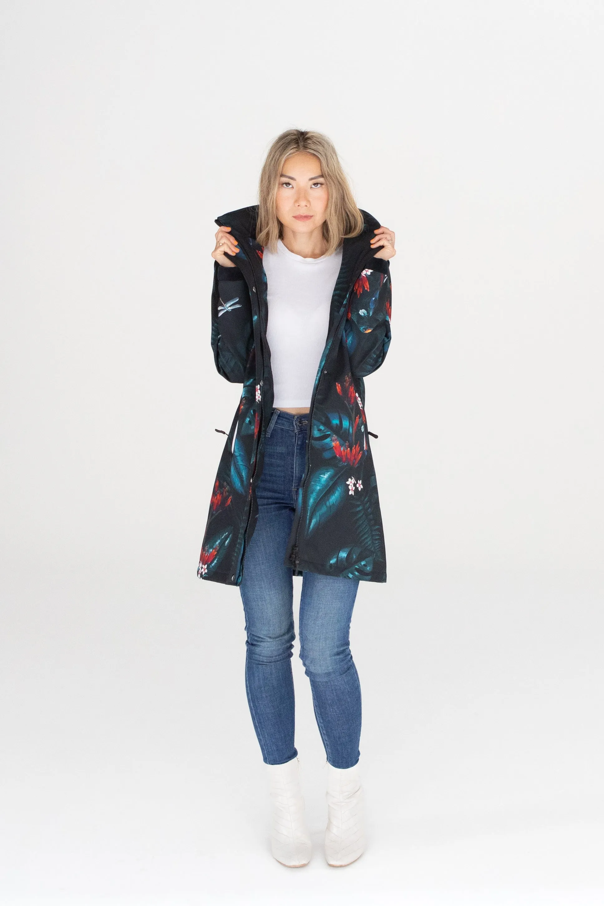 Tui luxe fleece bonded long coat