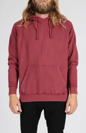 Unisex Vintage Wash Pullover Hood | Burgundy