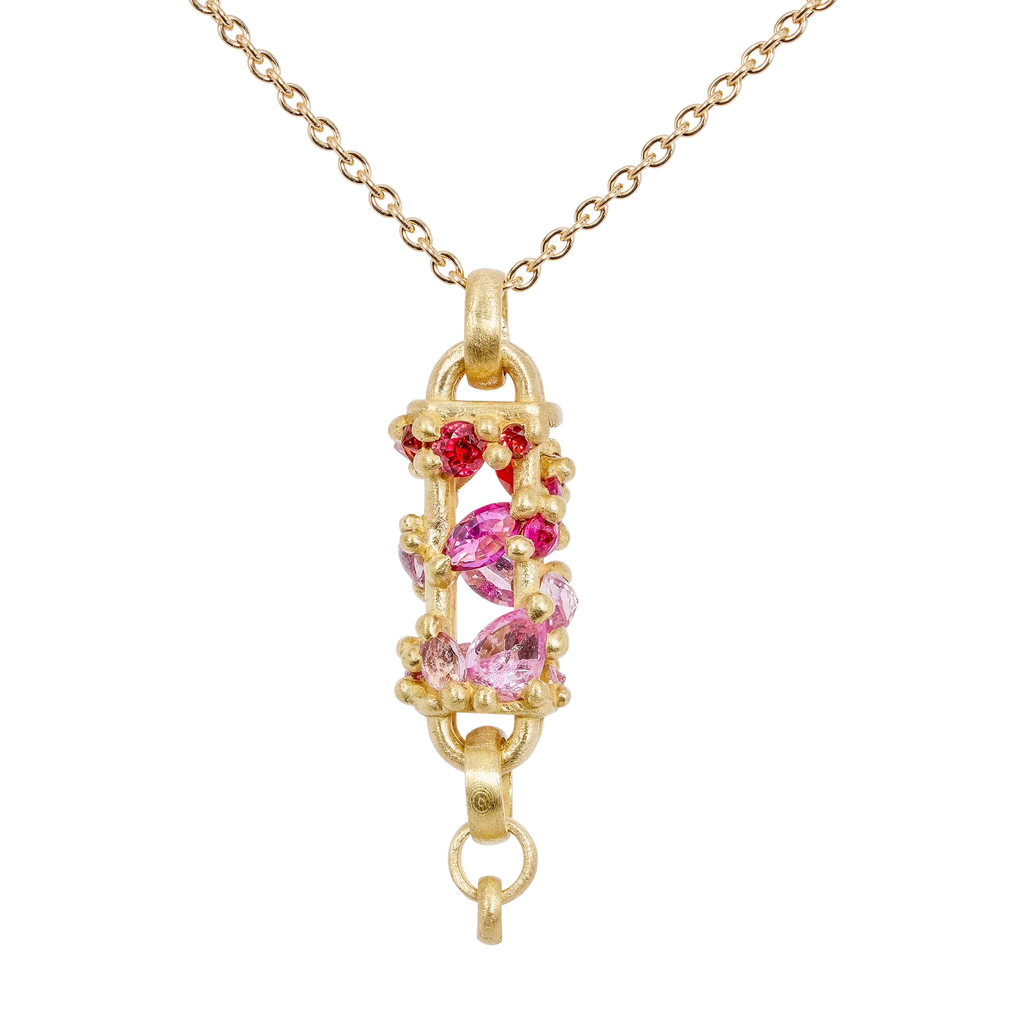 Vertical Plum Blossom Fontaine Necklace - 9965