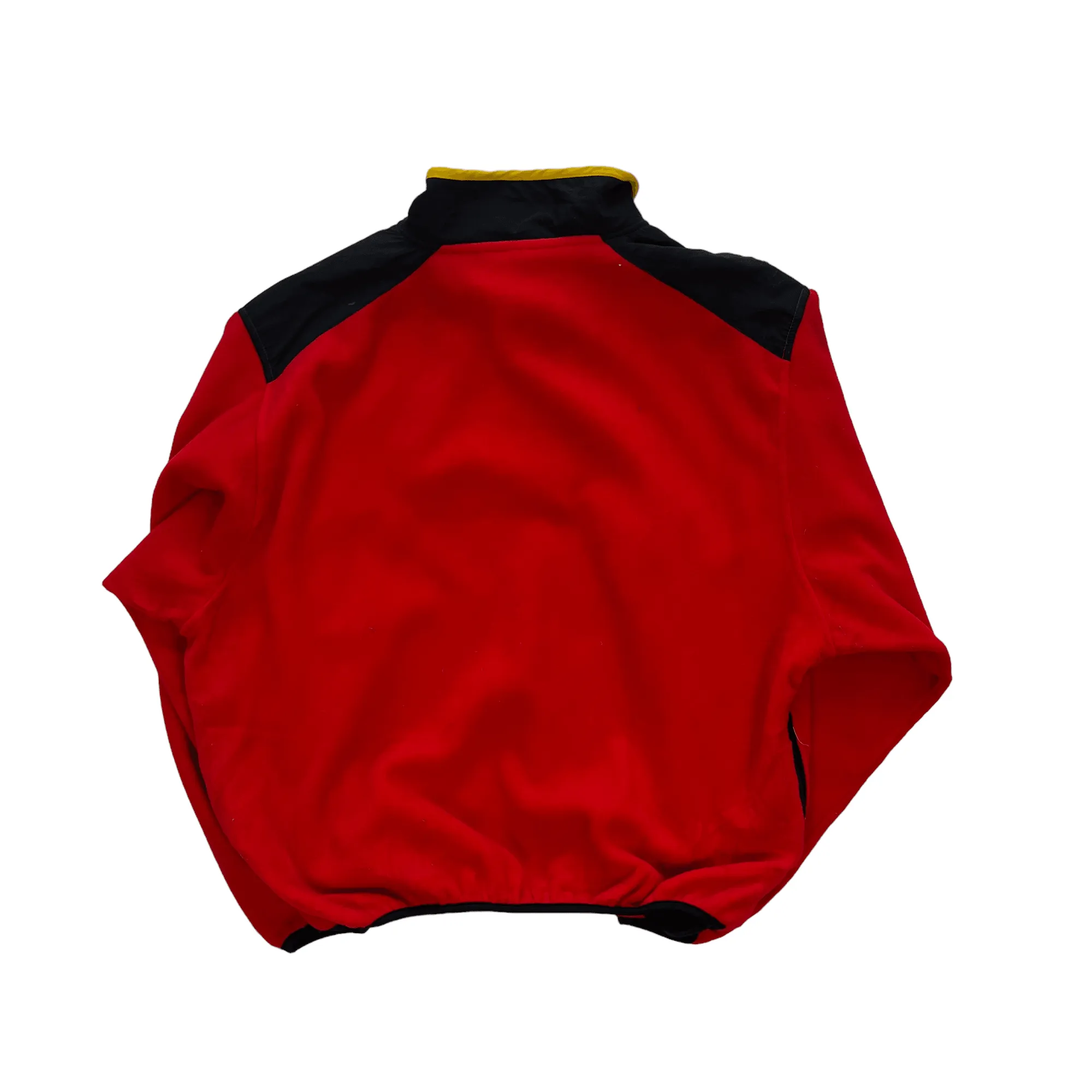 Vintage 90s Red   Black Marlboro Quarter Button Fleece - Extra Large