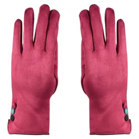 Winter Gloves For Women - Maroon