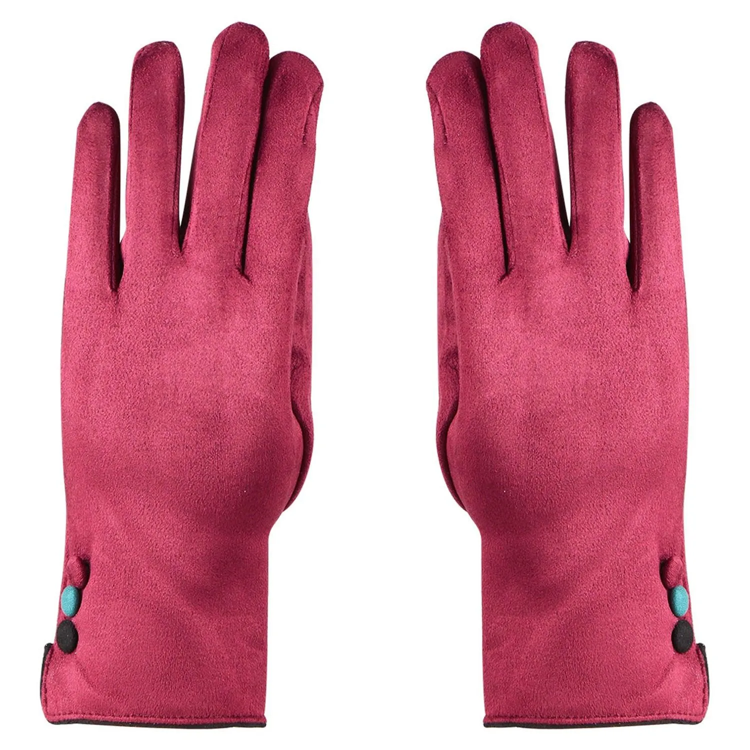 Winter Gloves For Women - Maroon