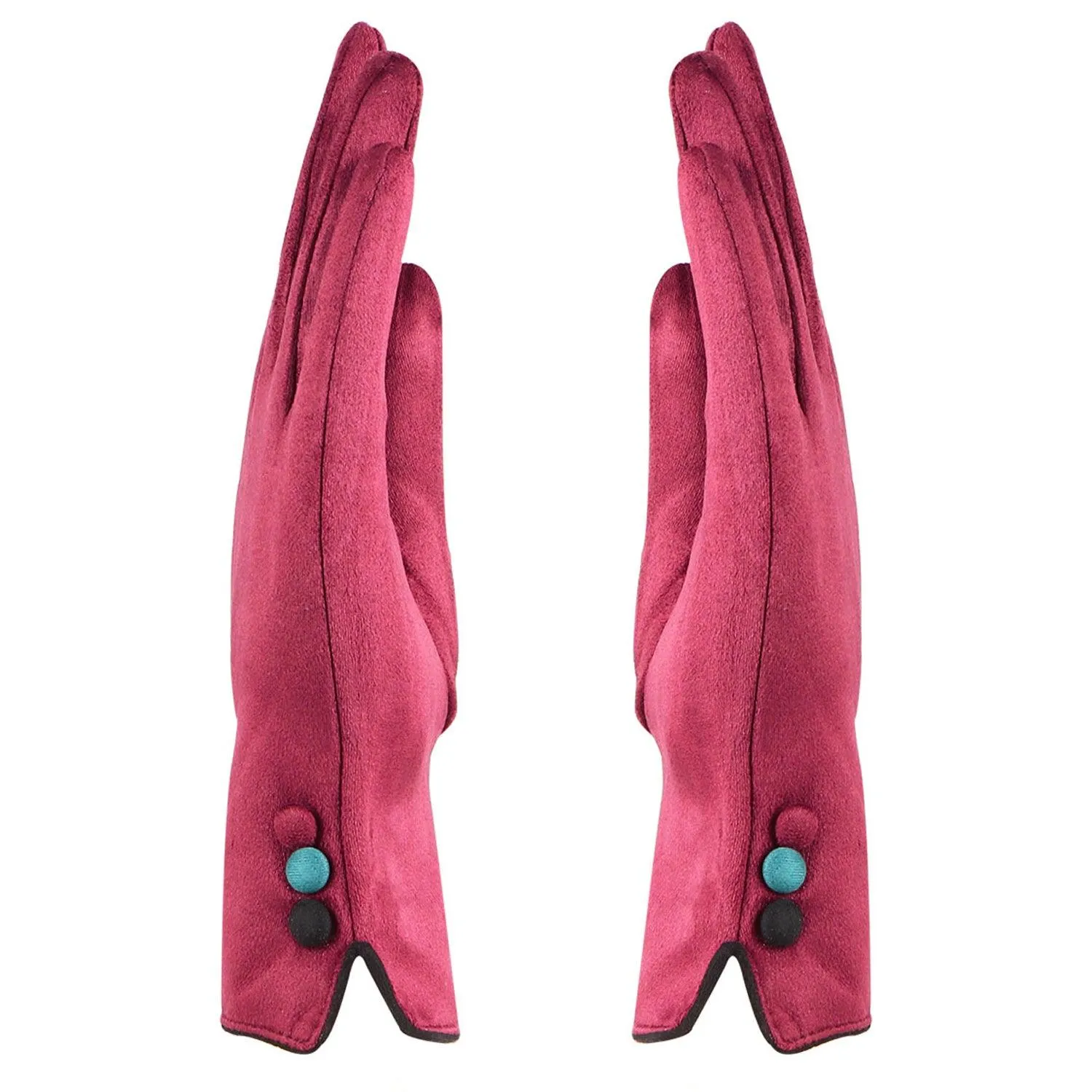 Winter Gloves For Women - Maroon