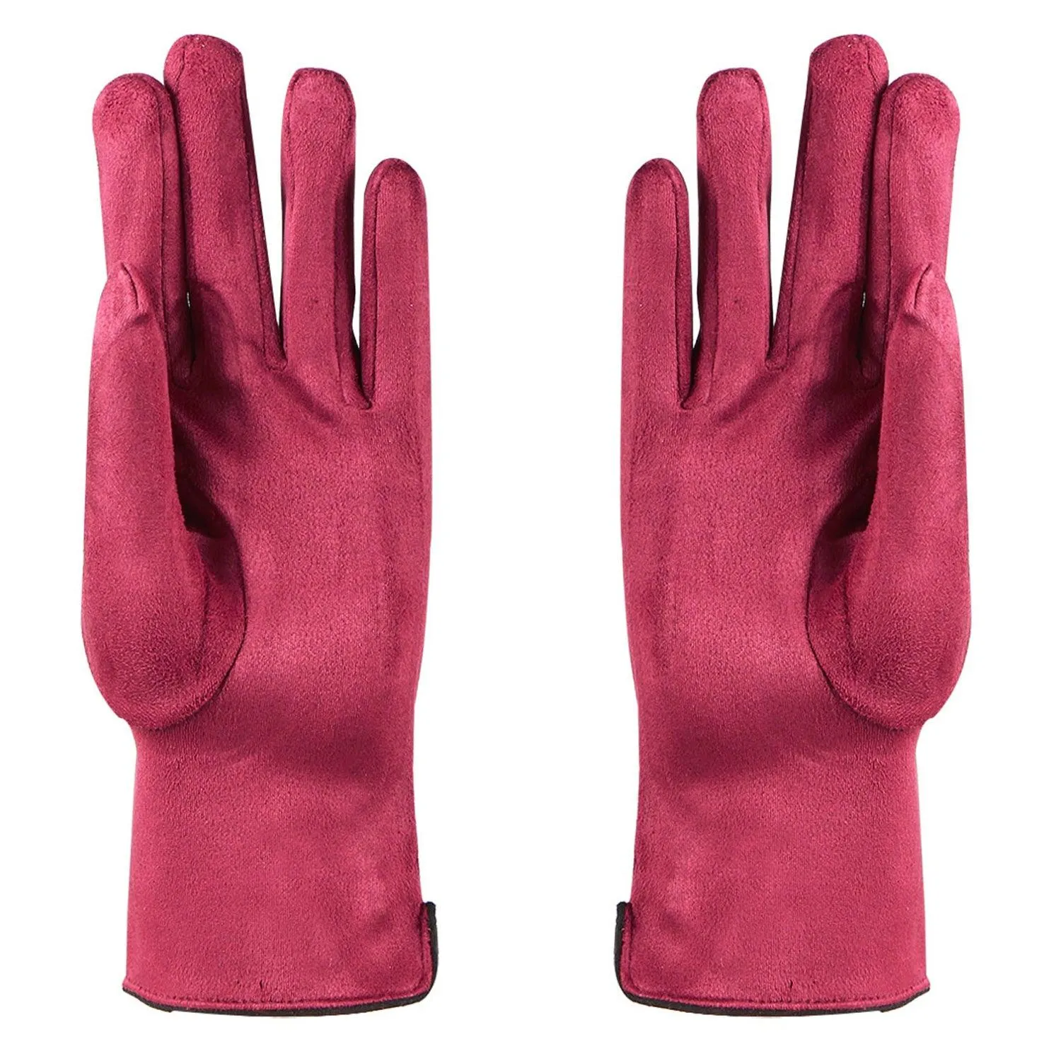 Winter Gloves For Women - Maroon