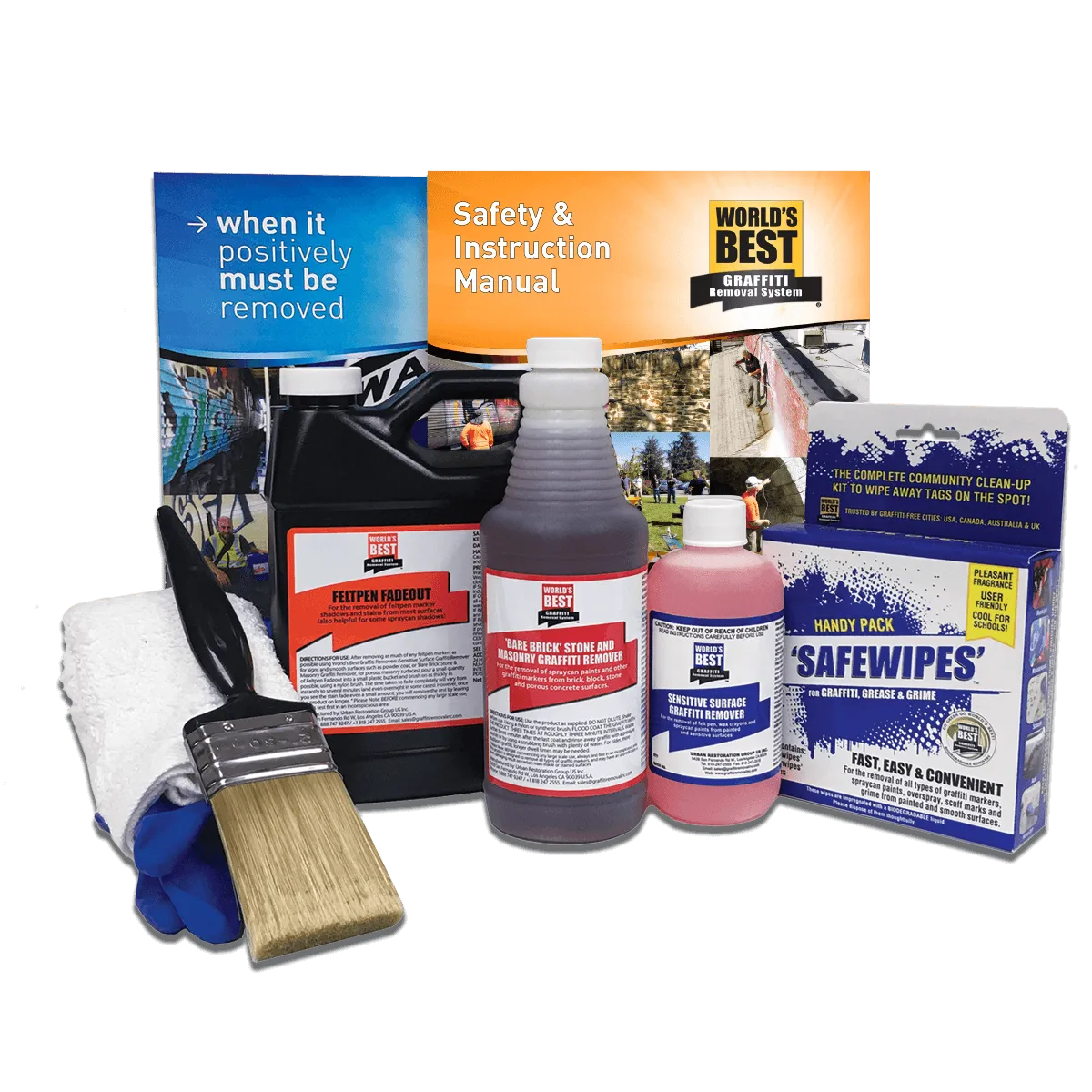 World's Best Graffiti Removal Sample Pack